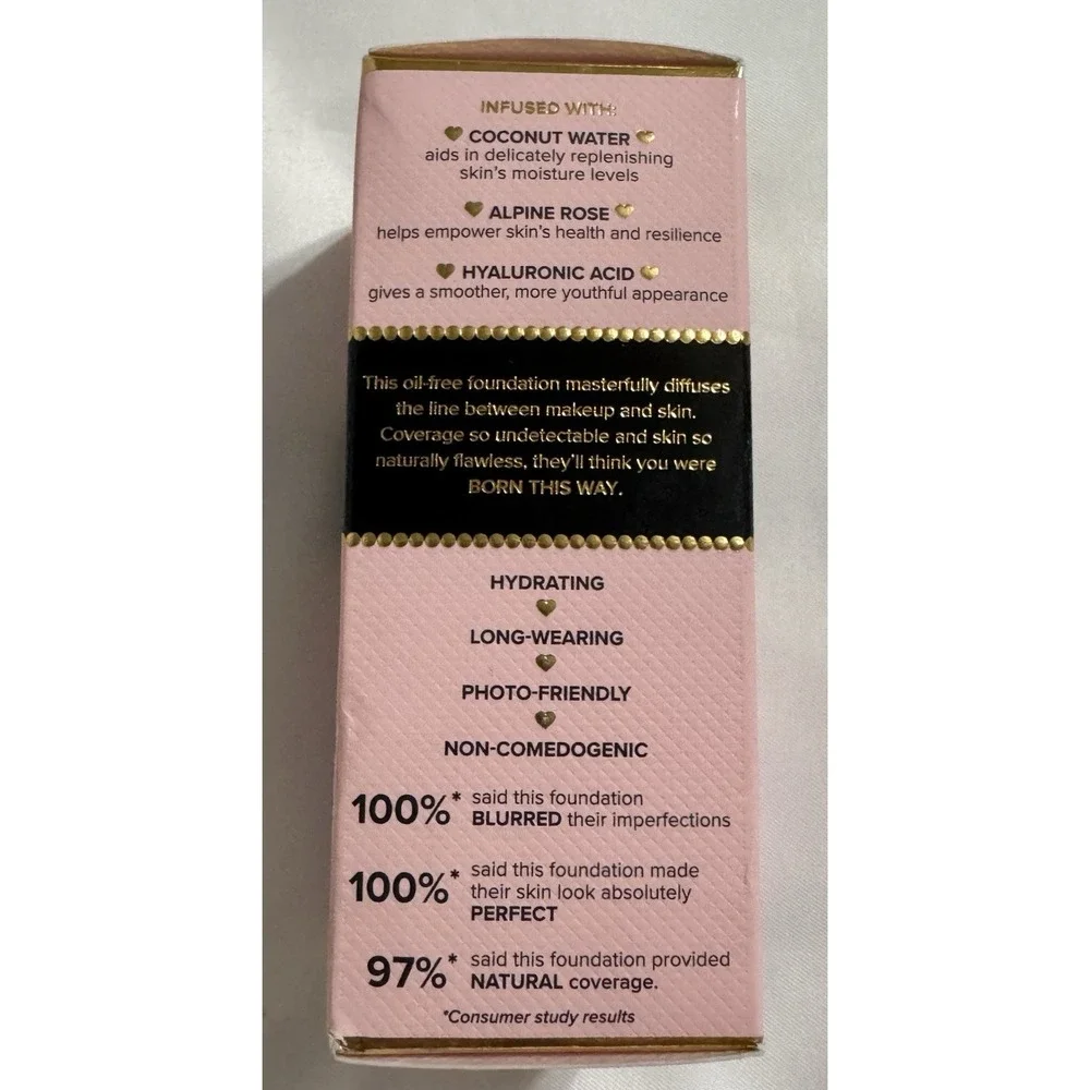 Too‎ Faced Born This Way Matte Oil Free Foundation. Color - Sable. 1oz NIB